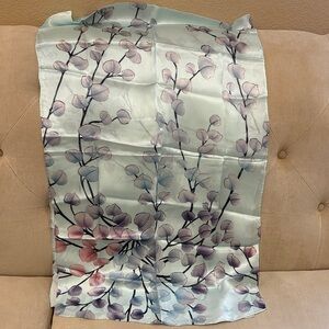 Floral Silk Scarf 100% silk
